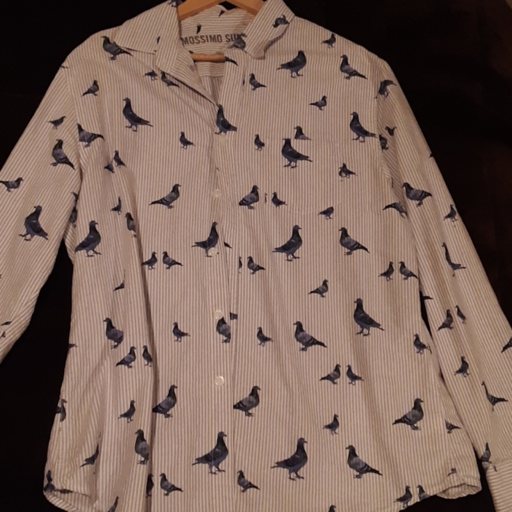 Pigeon long sleeve button down